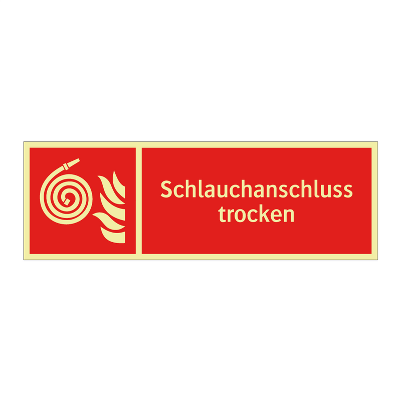 Schlauchanschluss trocken