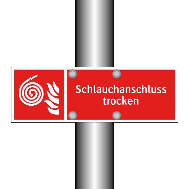 Schlauchanschluss trocken