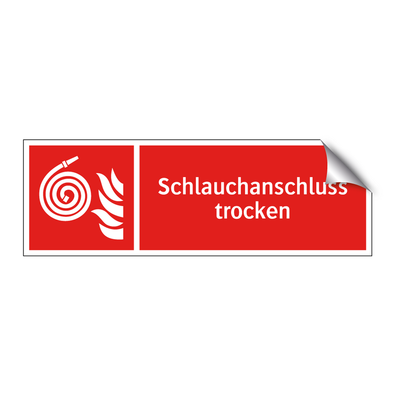 Schlauchanschluss trocken