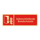 Selbstschließende Brandschutztür