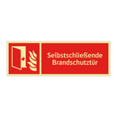 Selbstschließende Brandschutztür