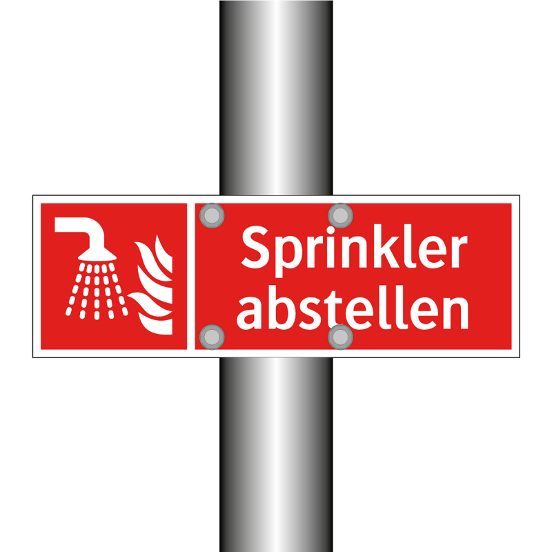 Sprinkler abstellen