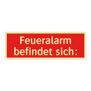 Feueralarm befindet sich:
