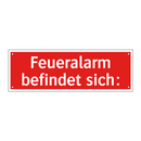 Feueralarm befindet sich: