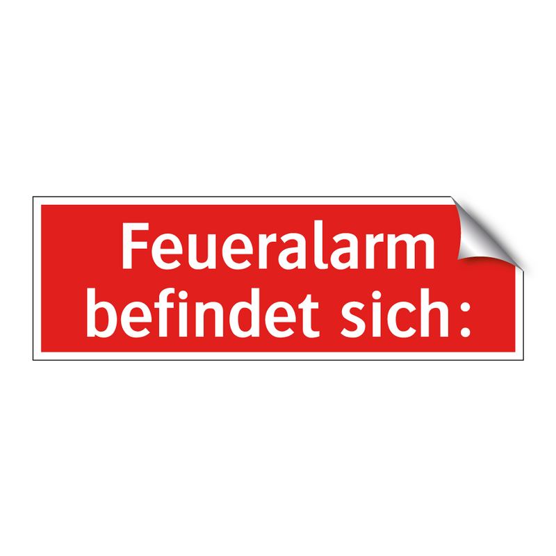 Feueralarm befindet sich: