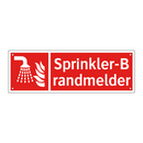 Sprinkler-Brandmelder