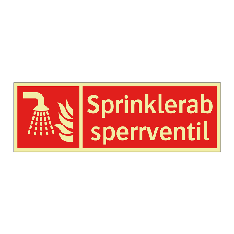 Sprinklerabsperrventil