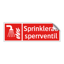 Sprinklerabsperrventil