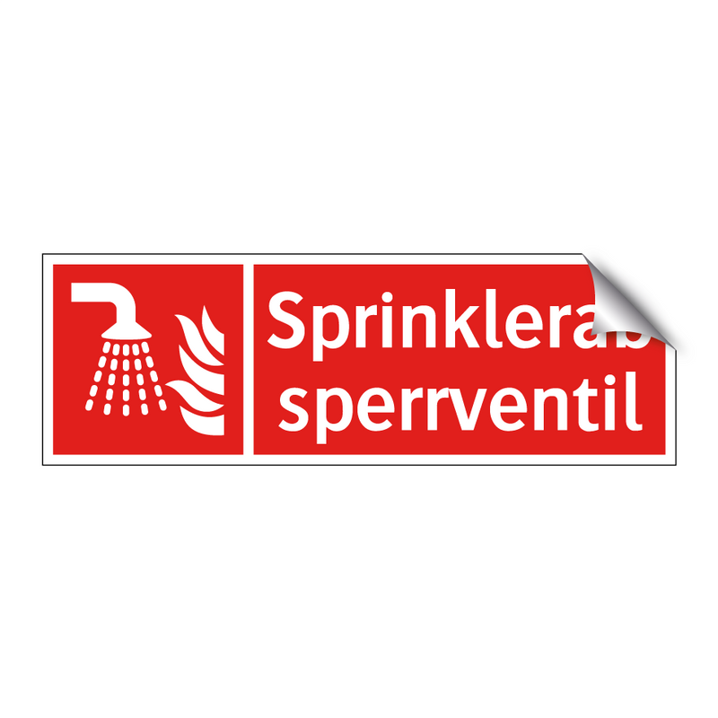 Sprinklerabsperrventil