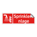 Sprinkleranlage