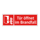 Tür öffnet im Brandfall