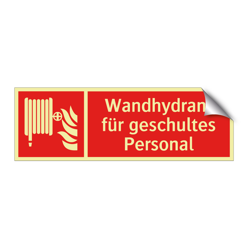 Wandhydrant für geschultes Personal