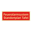 Feueralarmsystem Standortplan Tafel