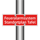 Feueralarmsystem Standortplan Tafel