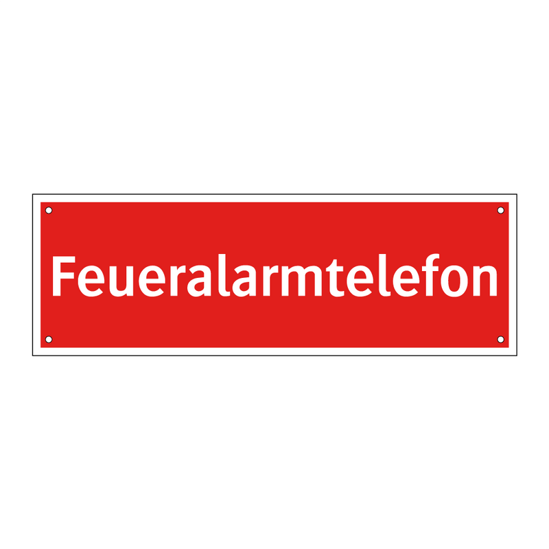 Feueralarmtelefon