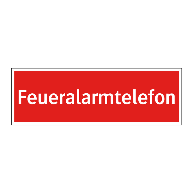 Feueralarmtelefon