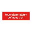 Feueralarmtelefon befindet sich: