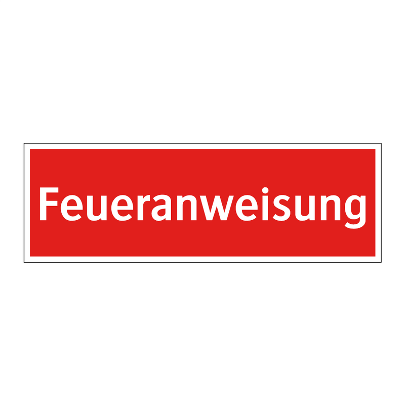Feueranweisung