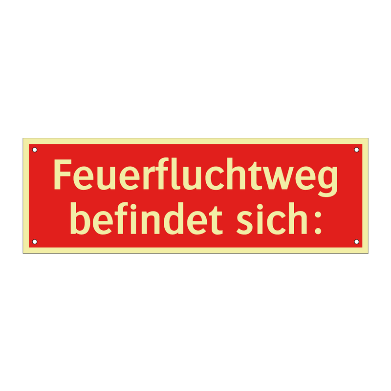 Feuerfluchtweg befindet sich: