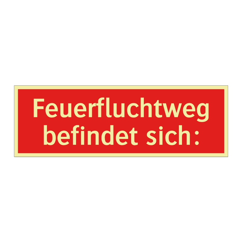 Feuerfluchtweg befindet sich: