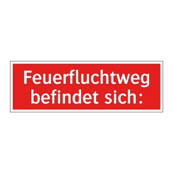 Feuerfluchtweg befindet sich: