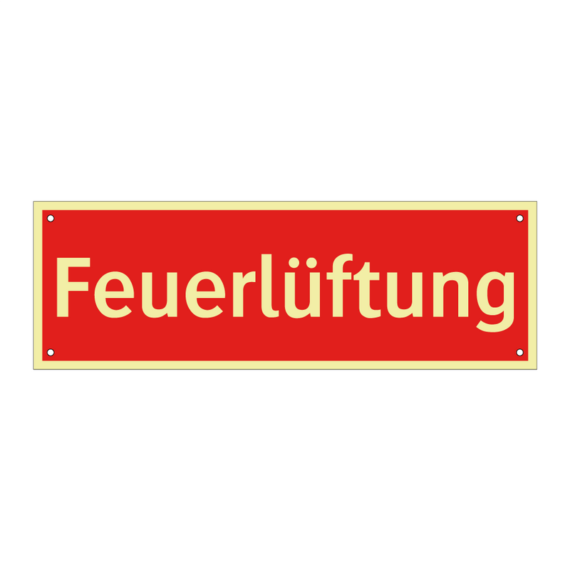 Feuerlüftung