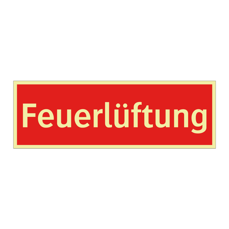 Feuerlüftung