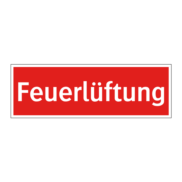 Feuerlüftung