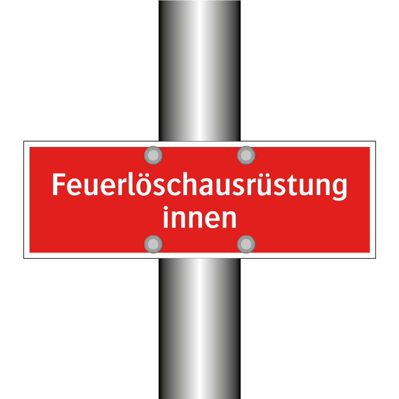 Feuerlöschausrüstung innen