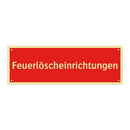 Feuerlöscheinrichtungen