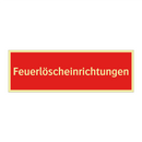 Feuerlöscheinrichtungen