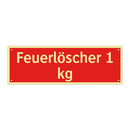 Feuerlöscher 1 kg
