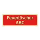 Feuerlöscher ABC