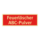 Feuerlöscher ABC-Pulver