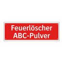 Feuerlöscher ABC-Pulver