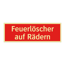 Feuerlöscher auf Rädern