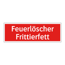 Feuerlöscher Frittierfett