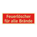 Feuerlöscher für alle Brände