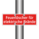 Feuerlöscher für elektrische Brände
