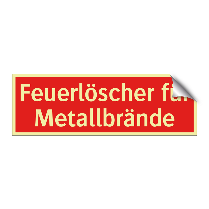Feuerlöscher für Metallbrände