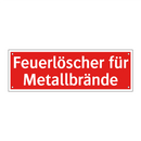 Feuerlöscher für Metallbrände