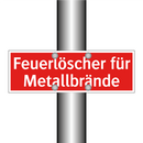 Feuerlöscher für Metallbrände
