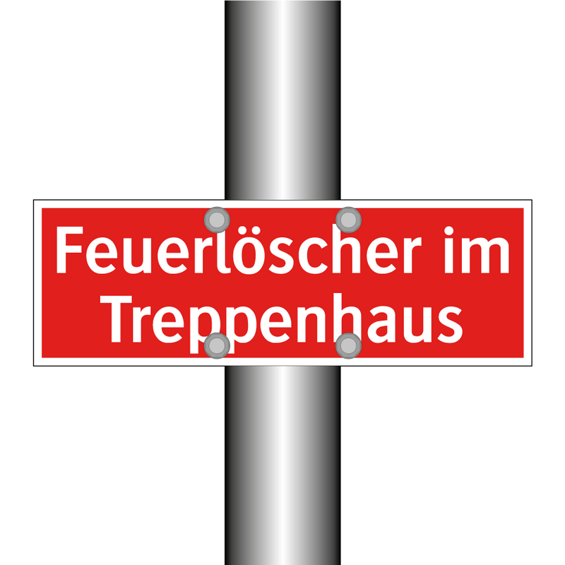 Feuerlöscher im Treppenhaus