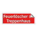 Feuerlöscher im Treppenhaus