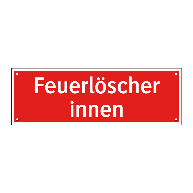 Feuerlöscher innen