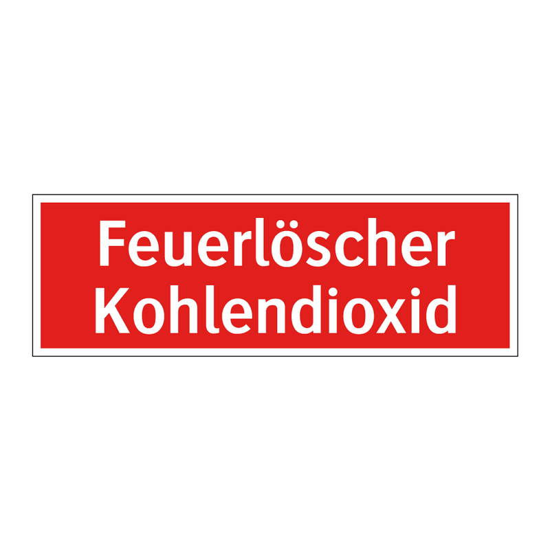 Feuerlöscher Kohlendioxid