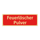 Feuerlöscher Pulver