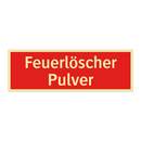 Feuerlöscher Pulver