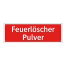 Feuerlöscher Pulver