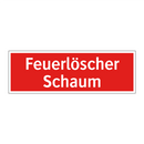 Feuerlöscher Schaum